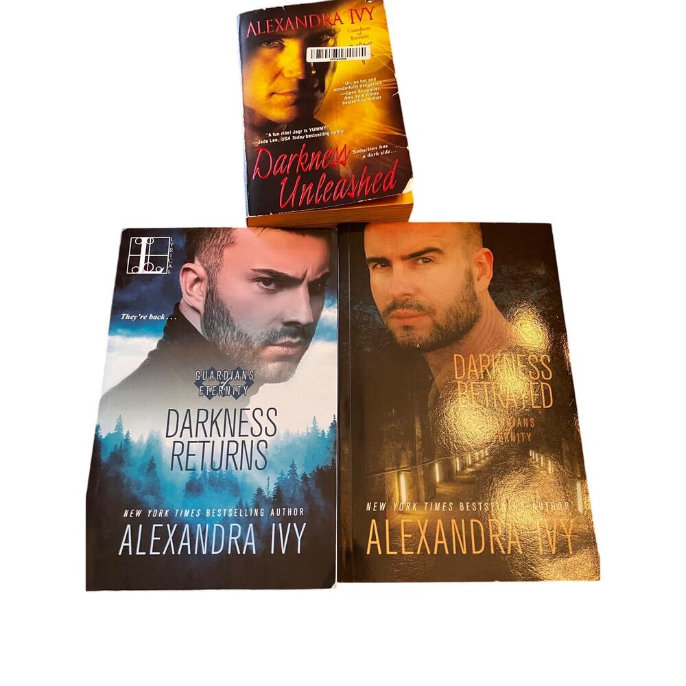 Alexendra Ivy Darkness Returns BETRAYED‎ Unleashed Paperback Book Lot of (3)